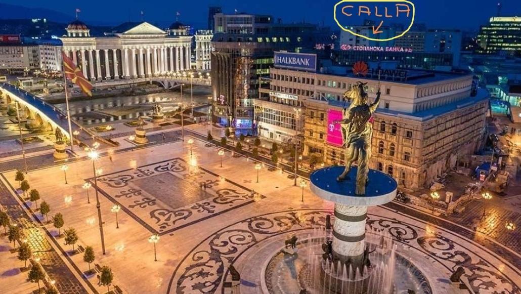 Calla 5 Apartment - Main Square, In The City Shopping Center - Parking Slot With Security And Video Camera Skopje Eksteriør bilde